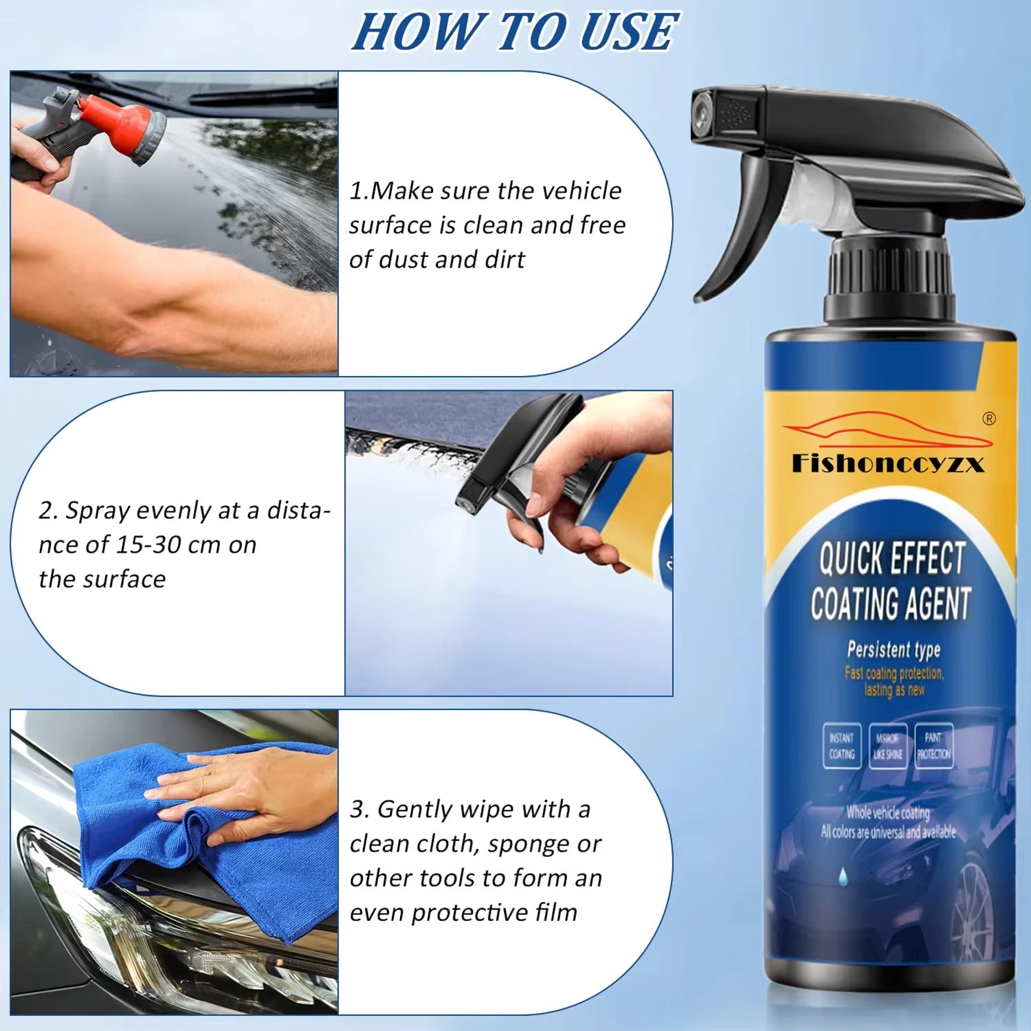 🚗 RayHong Quick Effect Coating Agent