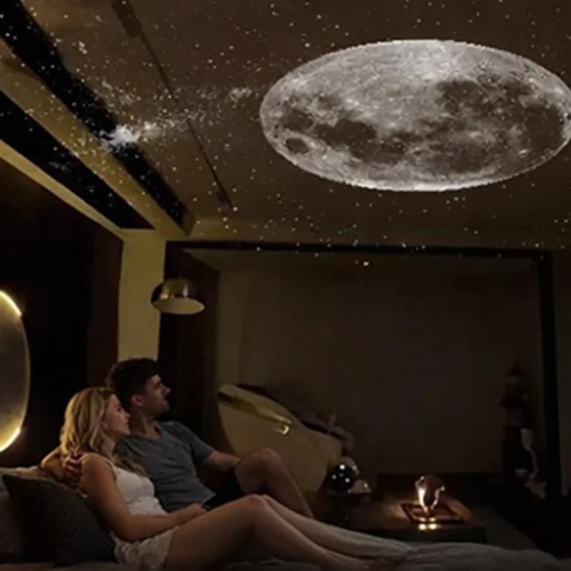 Mini Galaxy Star Projector Two In One Night Light Home Background Atmosphere Light Bedroom Car Decoration Children&