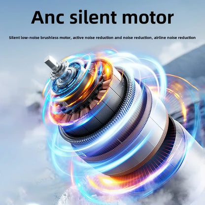 5200mah Ice Compress Fan High-speed Cooling Handheld USB Rechargeable Portable LED Digital Display For Travel Outdoor